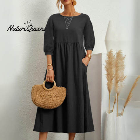 CHRISTINE? | Timeless Cotton Maxi Dress