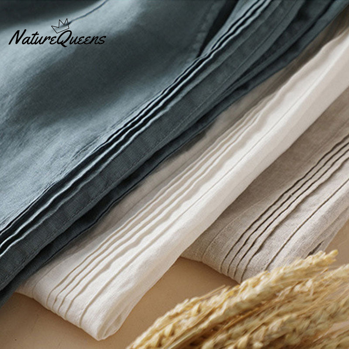 Summer Thin Cotton Linen Wide - Leg Pants