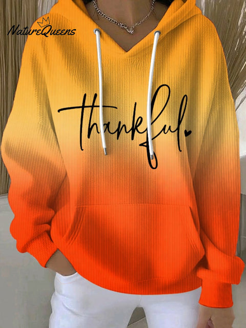 Women's Thanksgiving Blessing Printed Sweatshirt