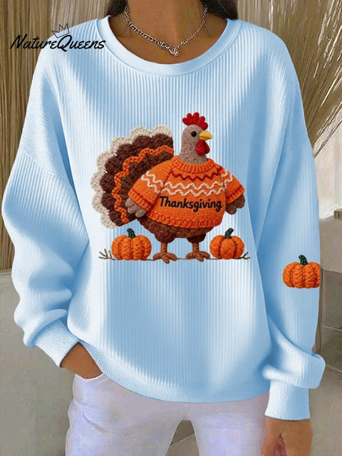 Women's Gobble Turkey Casual Sweatshirt