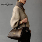 Women's Beige Fuzzy Knit Colorblock Half-Zip Lantern Sleeve Sweater