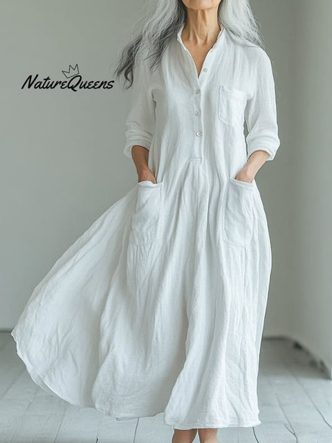 Women's Casual Loose Cotton Dress