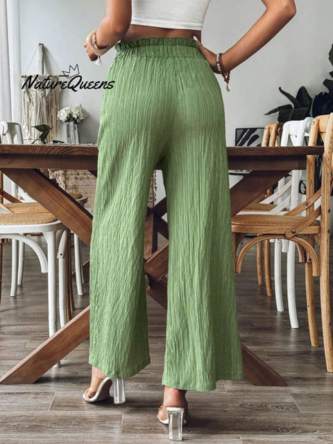 Women'S Solid Color Casual Trousers