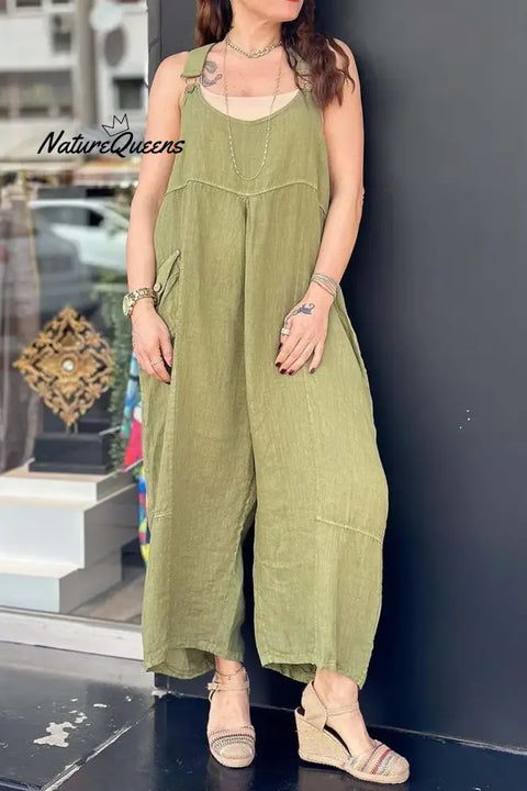 Women's casual overalls jumpsuit