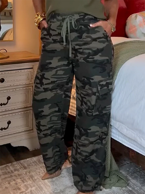 Women's Casual Camouflage Pants