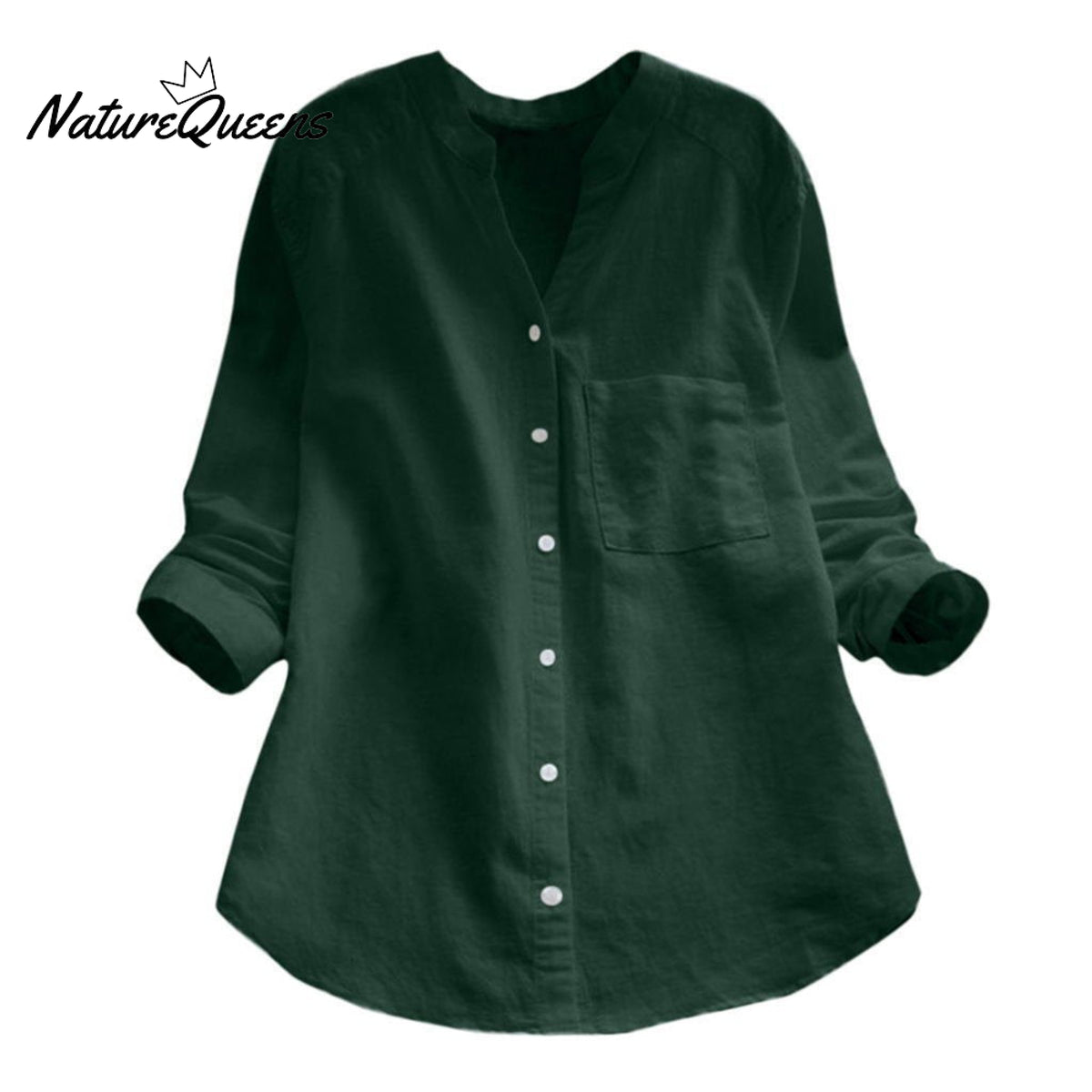 Linen Cotton Casual Loose Shirt-Buy 3 Free Shipping