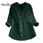 Linen Cotton Casual Loose Shirt-Buy 3 Free Shipping