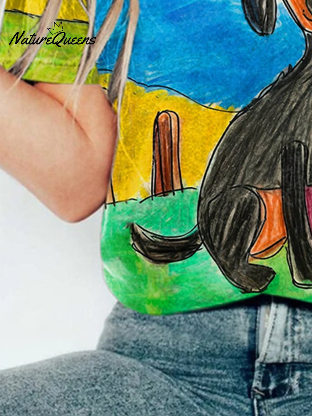 Women's Dod Print Casual T-shirt