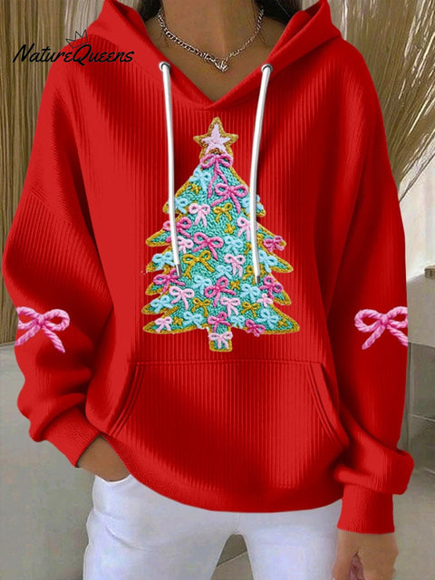 Women'S Christmas Print Casual Hoodie Sweatshirt