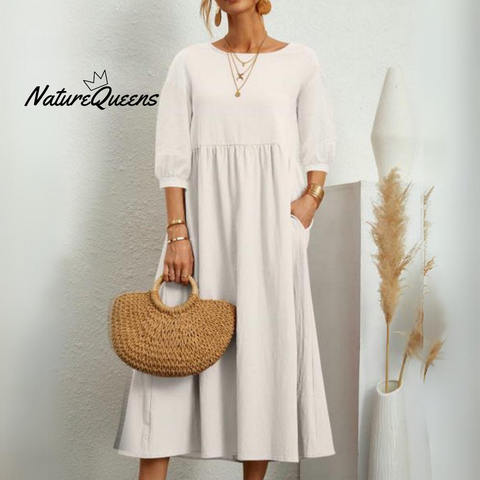 CHRISTINE? | Timeless Cotton Maxi Dress