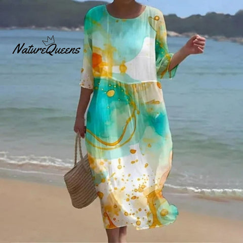 NAIA? | Elegant Floral Dress