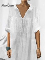 Women'S Casual Solid Color V-Neck Jumpsuit