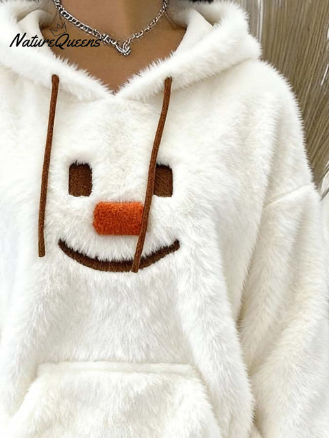 Women'S Casual Christmas Hooded Sweatshirt