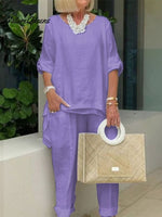 Women’s Casual Suit Purple / S