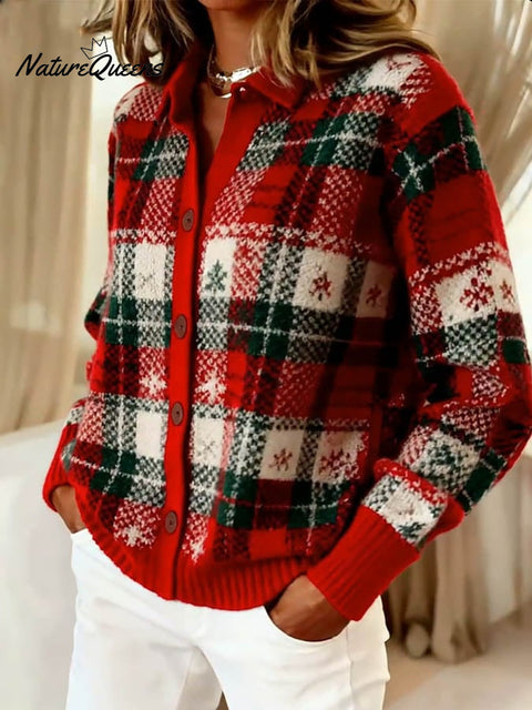 Women'S Casual Turndown Collar Sweater