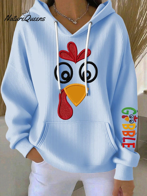 Women's Gobble Turkey Casual Sweatshirt