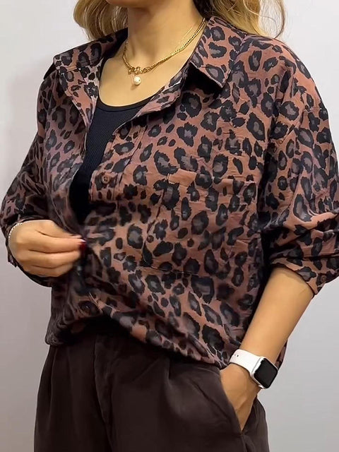 Women's Comfortable Animal Print Shirt Top