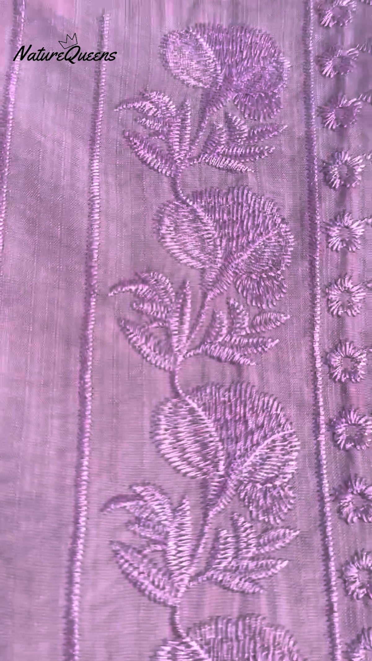 Women's Mid Sleeve Cotton And Linen Embroidery Blouse