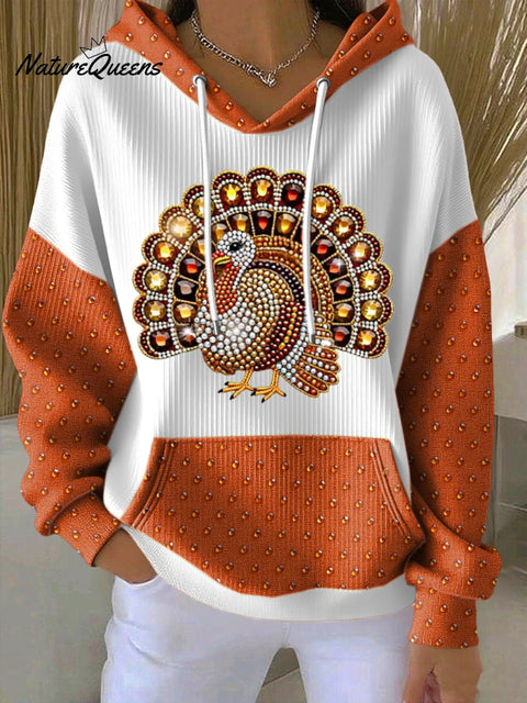 Women's Thanksgiving Day Print Casual Sweatshirt