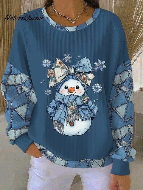 Women's Casual Christmas Print Sweatshirt