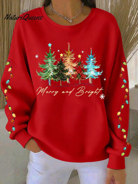 Women's Christmas Love like Jesus Printed Casual Sweatshirt