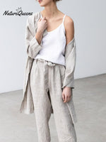 Spaghetti Strap Linen Blend Top