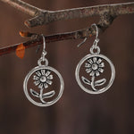 Ancient Silver Dolphin Earrings