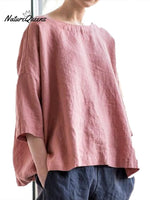 Women's Simple Round Neck Loose Top