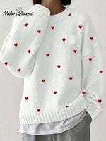 Women's Valentine's Day Little Love Heart Casual Sweater