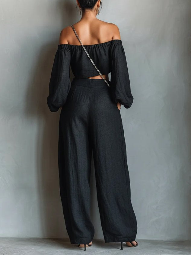 Cotton Casual Floral Gathered Off The Shoulder Blouse