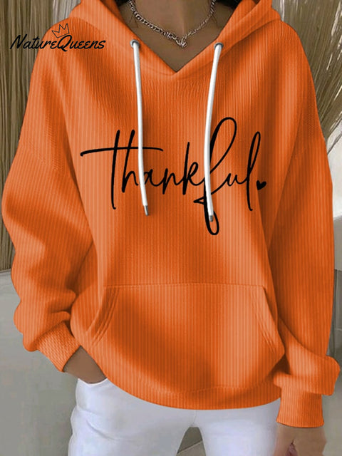 Women's Thanksgiving Blessing Printed Sweatshirt