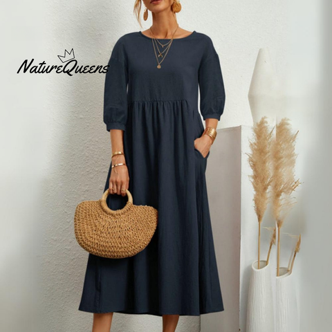 CHRISTINE? | Timeless Cotton Maxi Dress