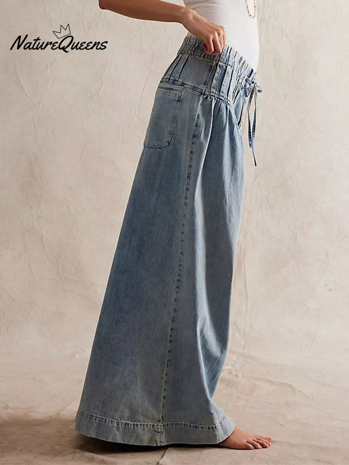 Loose Fit Wide-Leg Jeans