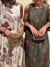 Floral Print Satin Cardigan Dress Two-Piece Set