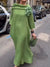Retro Elegant Lapel Linen Dress