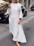 Retro Elegant Lapel Linen Dress