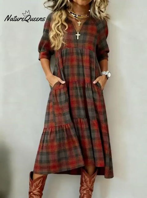 Women'S Casual Printed Dress