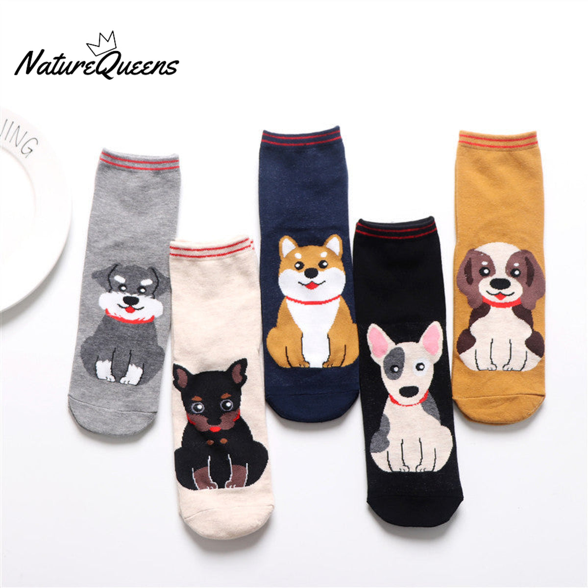 Women's Cute Dog Warm Socks