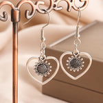 Women's Love Sunflower Earrings