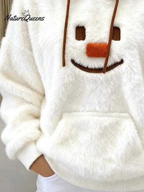 Women'S Casual Christmas Hooded Sweatshirt