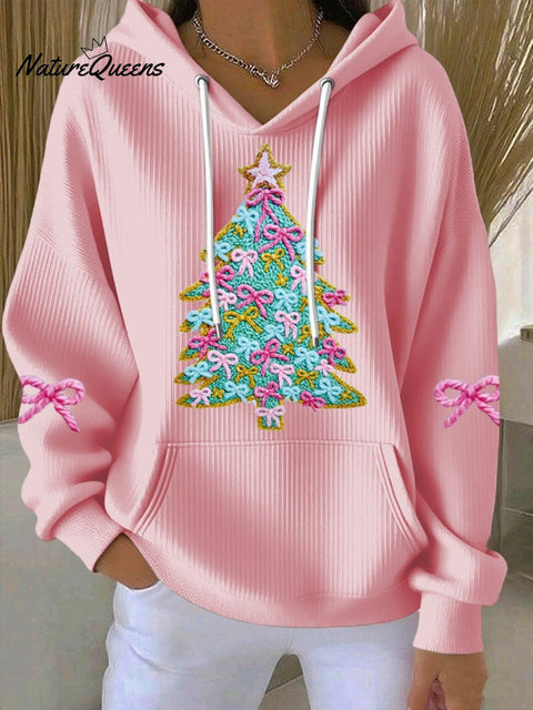 Women'S Christmas Print Casual Hoodie Sweatshirt