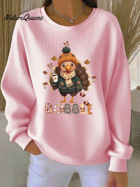 Women's Gobble Turkey Casual Sweatshirt