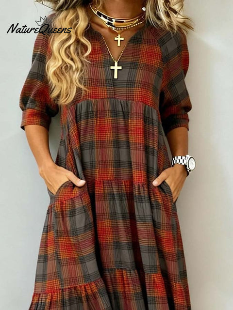 Women'S Casual Printed Dress