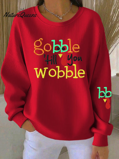 Women's Gobble Turkey Casual Sweatshirt