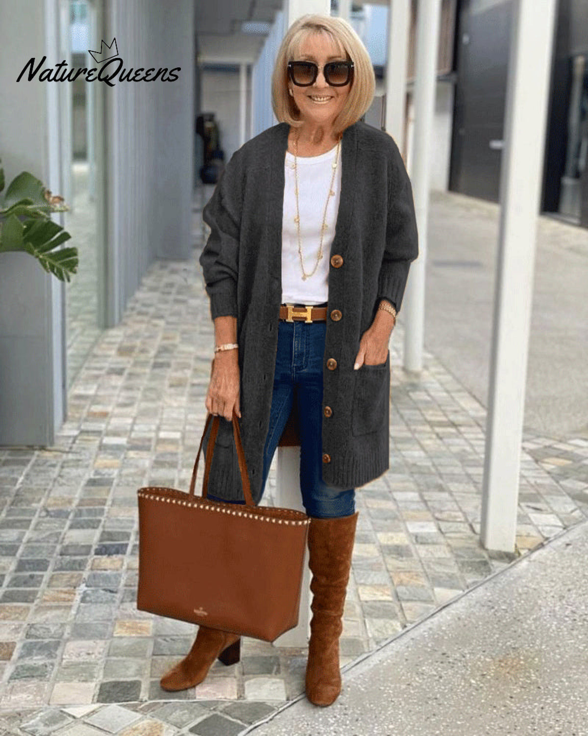 Solid Color Sweater Cardigan Sweaters