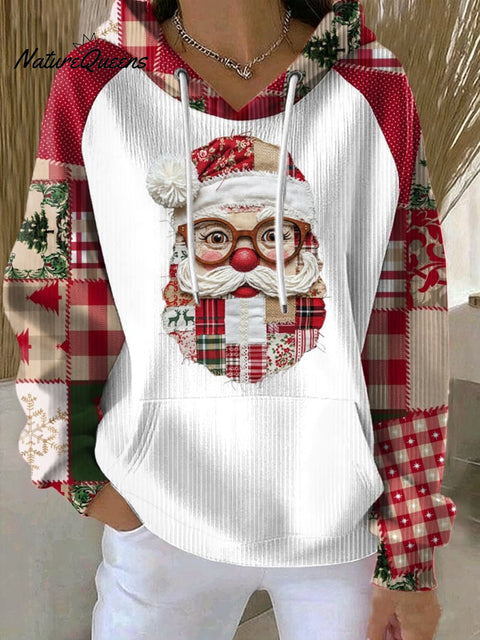 Women's Christmas Santa Printed Sweatshirt