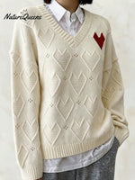 Women'S Casual Color-Block Sweater
