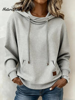 Women'S Casual Loose Hooded Collar Sweatshirt