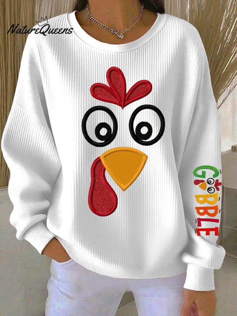 Women's Gobble Turkey Casual Sweatshirt