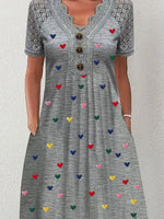 Women'S Casual Color-BlockDress